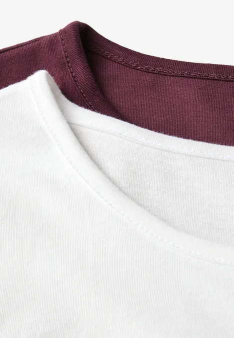 2-pack shirts met lange mouwen null