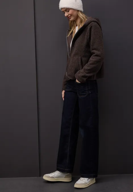 Teddy-Jacke mit Kapuze molten earth Teddy-Jacke mit Kapuze molten earth