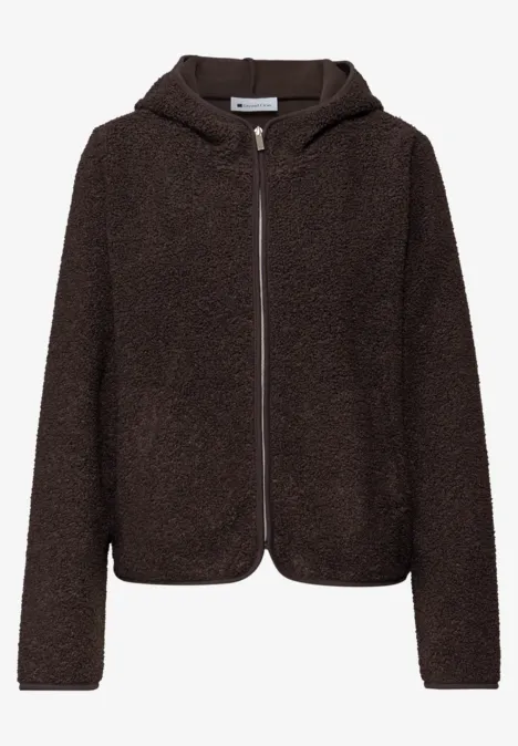 Teddy-Jacke mit Kapuze molten earth Teddy-Jacke mit Kapuze molten earth