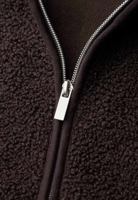 Teddy-Jacke mit Kapuze molten earth Teddy-Jacke mit Kapuze molten earth