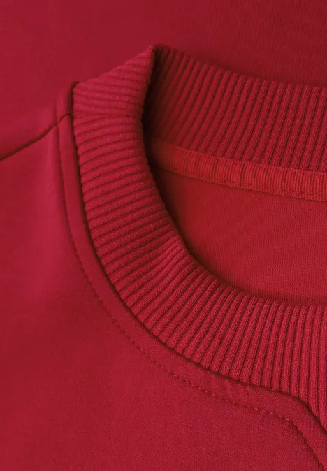 Shirt met geribd detail null