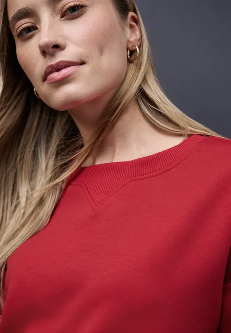 Shirt met geribd detail null