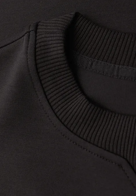 Shirt met geribd detail null