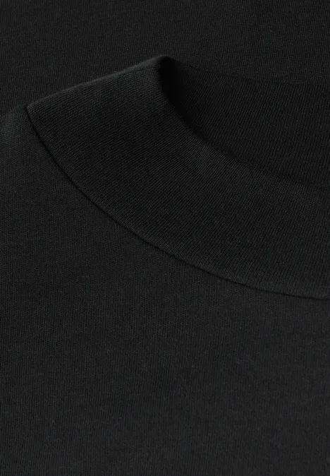 Basic Turtleneck Shirt Black
