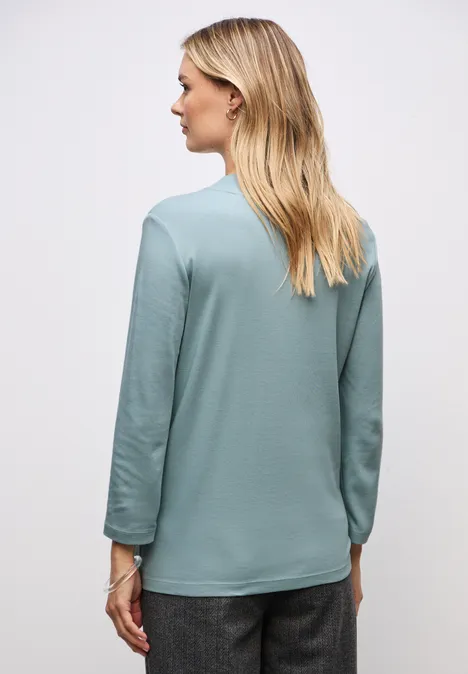 Basic Turtleneck Shirt arona blue