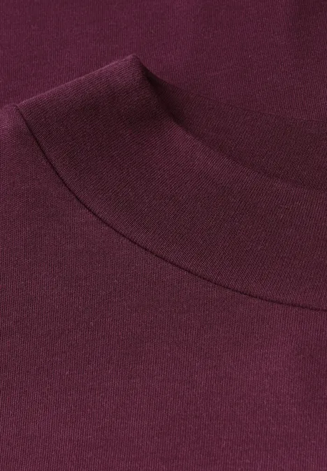 Basic Turtleneck Shirt noble red