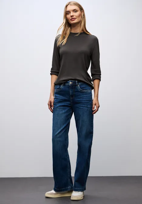 Basic Turtleneck Shirt darkest brown