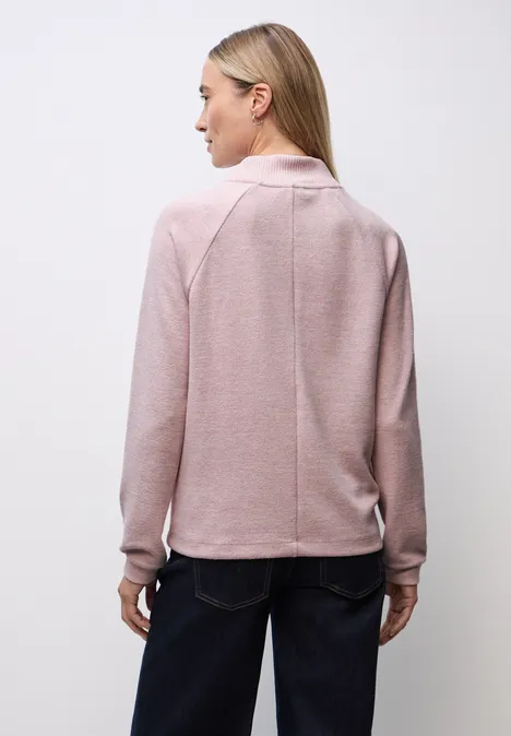 Kuscheliges Melange Shirt powder pink mel.