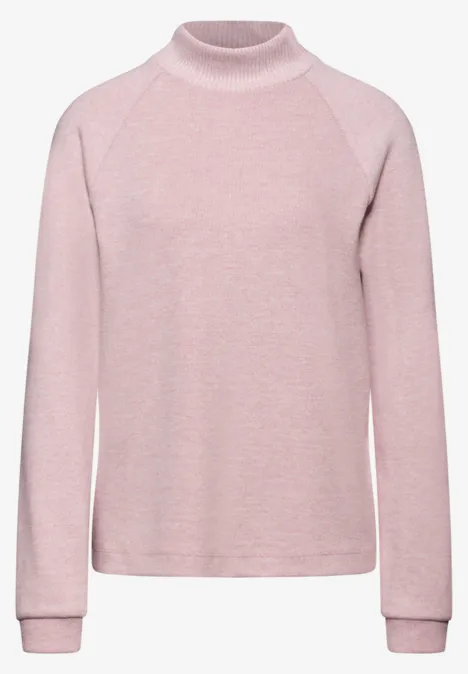 Kuscheliges Melange Shirt powder pink mel.