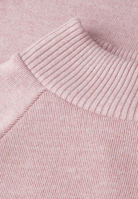 Kuscheliges Melange Shirt powder pink mel.