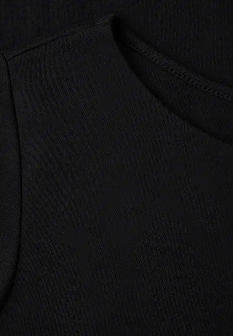 Basic Langarmshirt Black