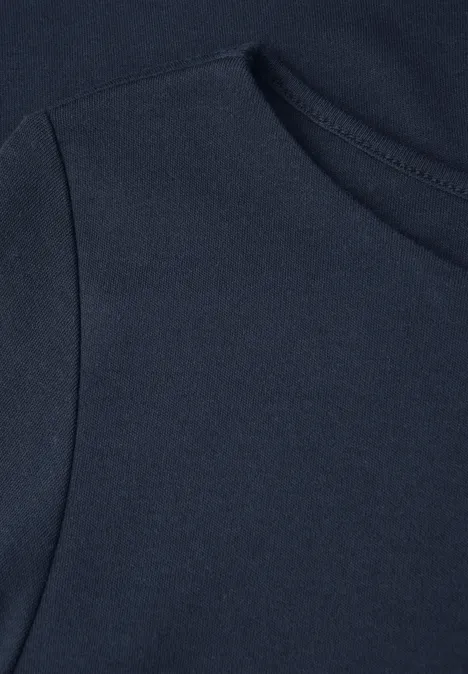 Basic Langarmshirt deep blue