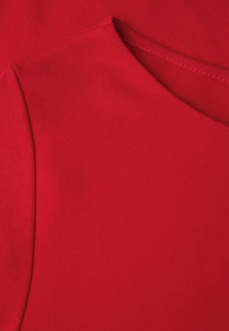 Basic Langarmshirt racing red