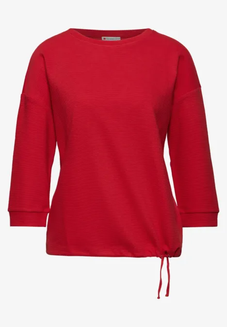 Strukturmix Shirt racing red