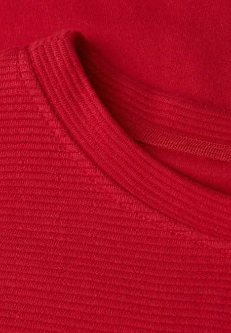 Strukturmix Shirt racing red