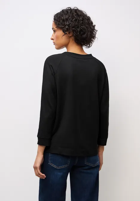 Shirt mit Leo-Gallonstreifen Black
