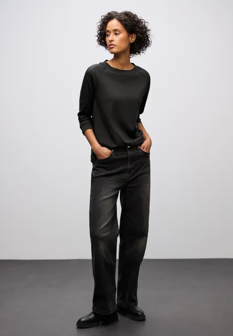 Shirt mit Leo-Gallonstreifen darkest brown