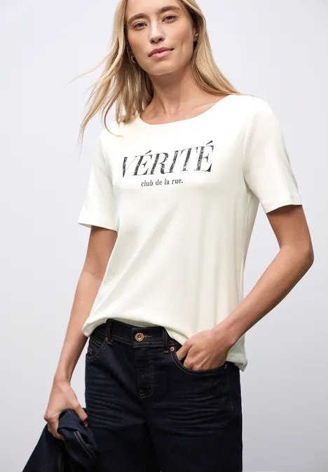 Shirt mit Wording off white