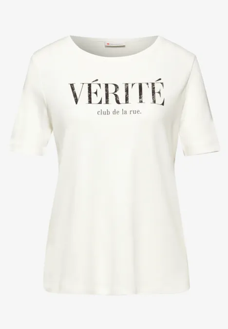 Shirt mit Wording off white