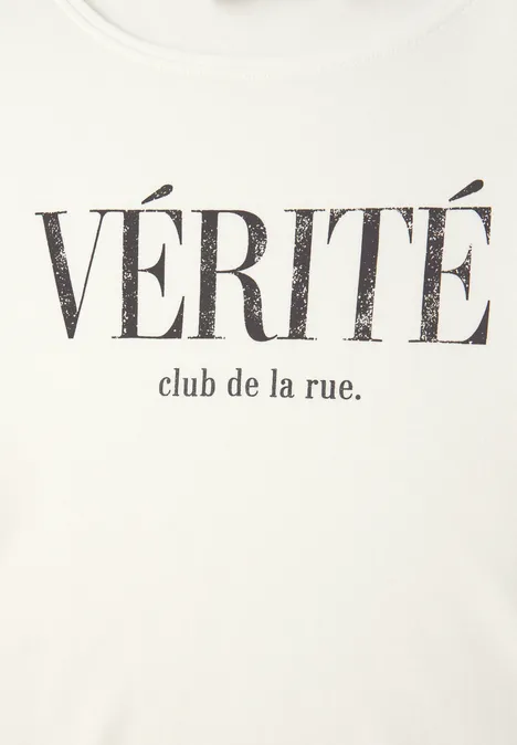 Shirt mit Wording off white