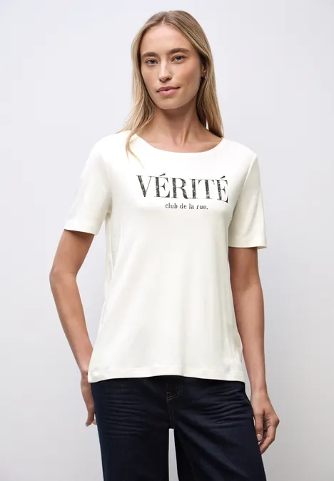 Shirt mit Wording off white