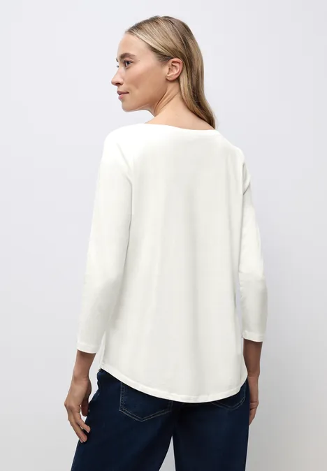 Chemise à manches longues off white