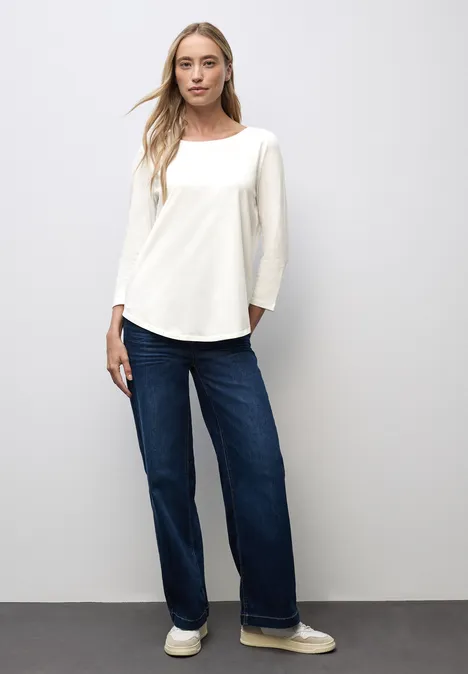 Chemise à manches longues off white