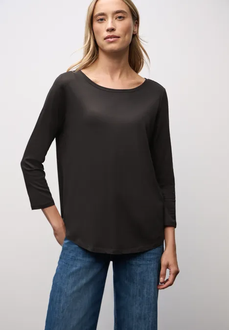 Longstyle Shirt darkest brown