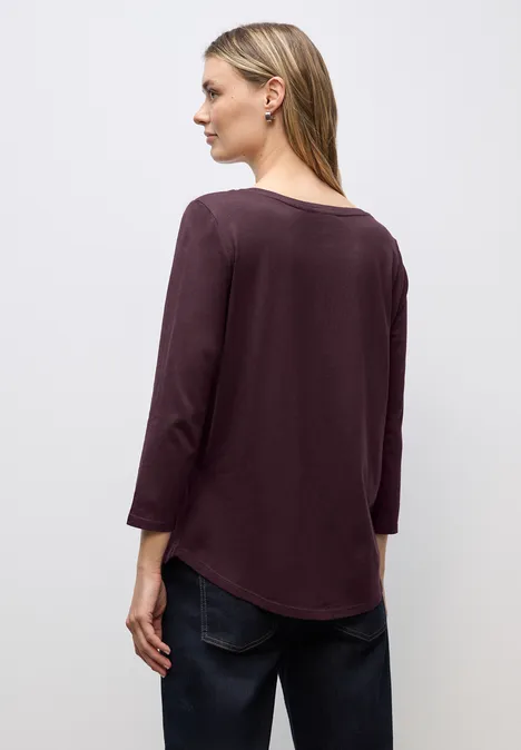 Longstyle Shirt jazz berry