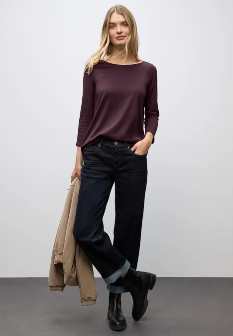 Longstyle Shirt jazz berry