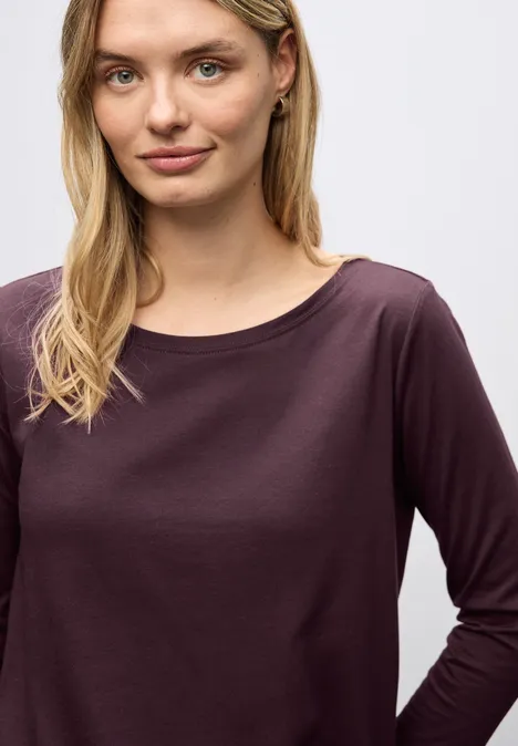 Longstyle Shirt jazz berry