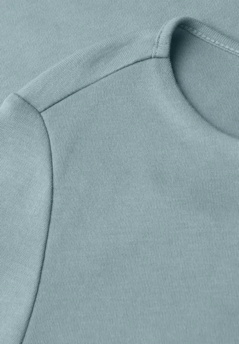 Basic shirt met lange mouwen arona blue