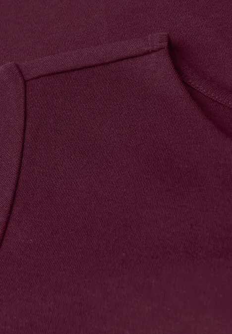 T-shirt basique à manches longues noble red