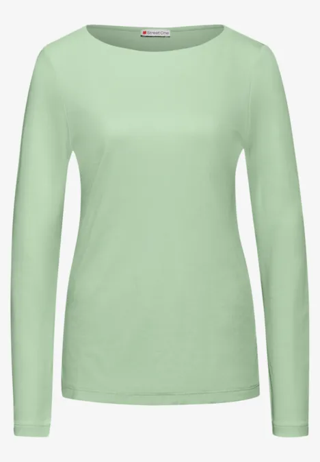 T-shirt basique à manches longues null