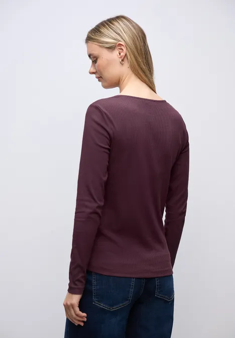 Shirt mit Herzausschnitt Jazz Berry