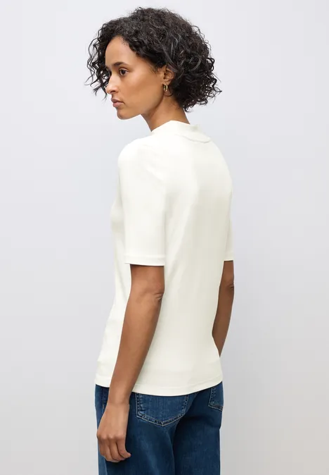 Shirt mit Cut-Out Detail off white