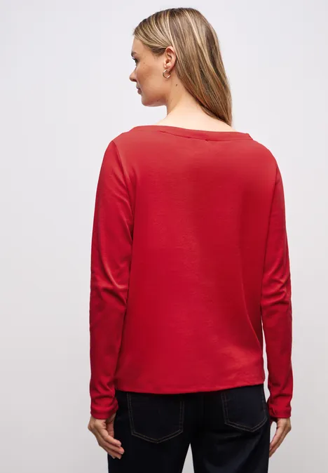 Shirt mit Print racing red