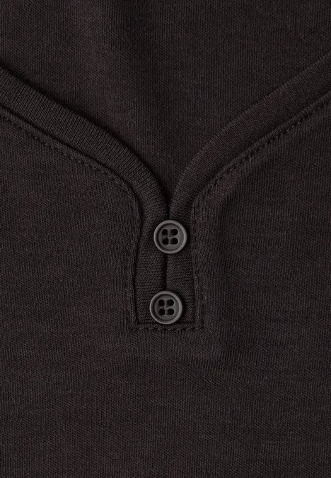 Top mit Knopfdetail darkest brown Top mit Knopfdetail darkest brown