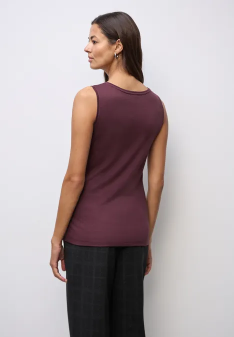 Top mit Knopfdetail jazz berry Top mit Knopfdetail jazz berry