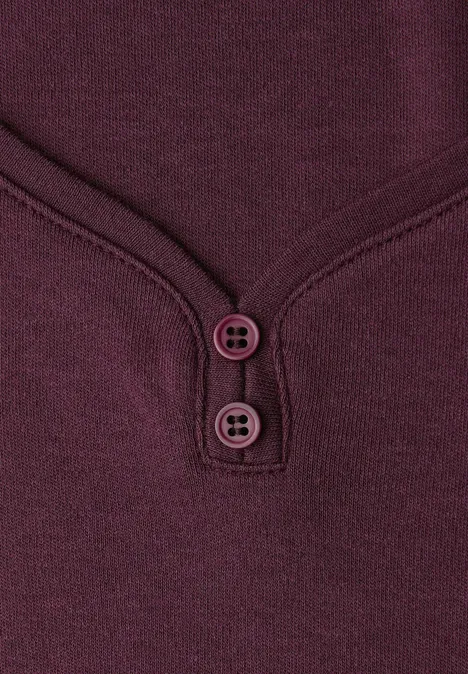 Top mit Knopfdetail jazz berry Top mit Knopfdetail jazz berry