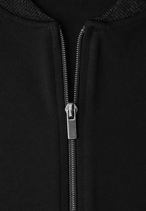 Blouson met glitterdetails Black