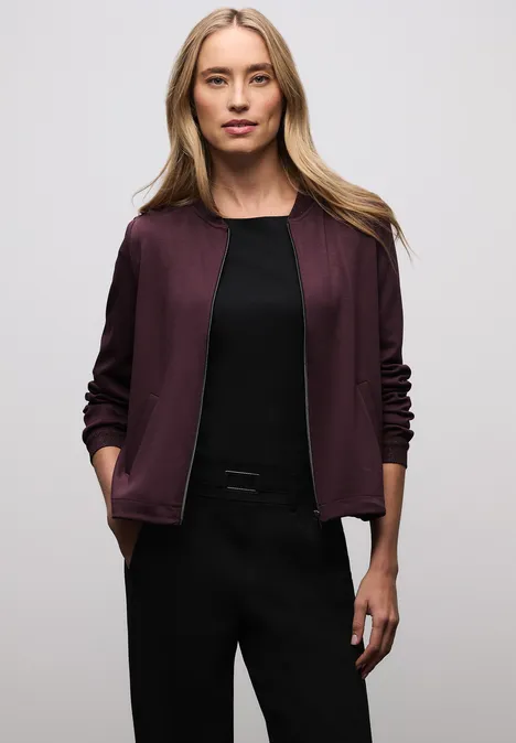 Blouson mit Glitzerdetails jazz berry