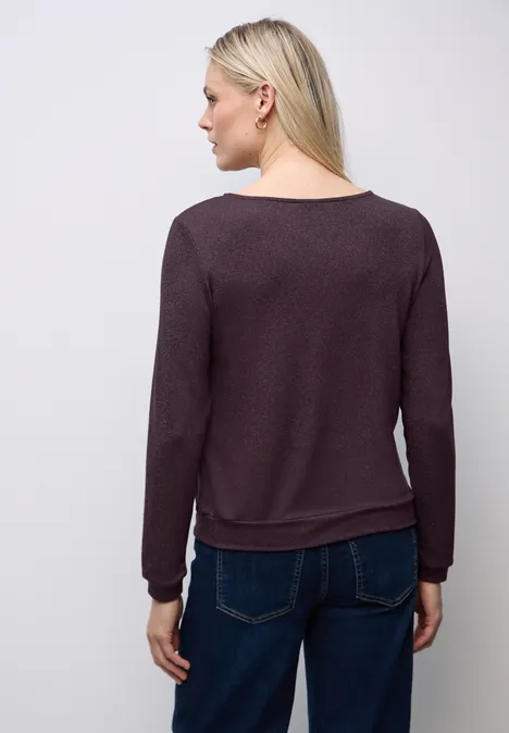 T-shirt en maille scintillante Jazz Berry