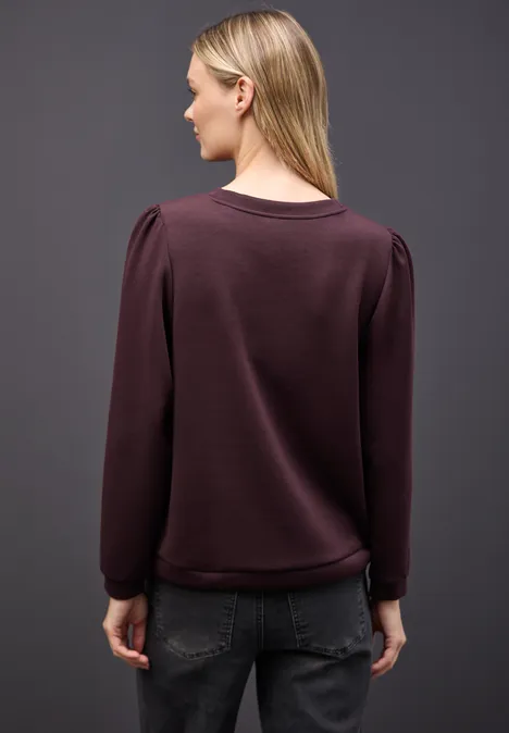 Silk-Look Shirt jazz berry