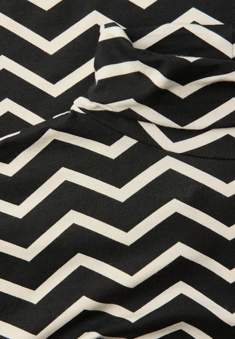 Gedessineerd coltruitje Black Gedessineerd coltruitje Black