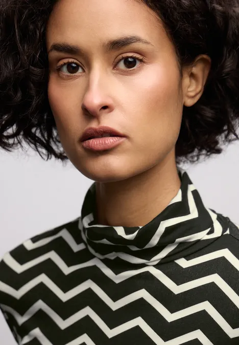 Gedessineerd coltruitje Black Gedessineerd coltruitje Black