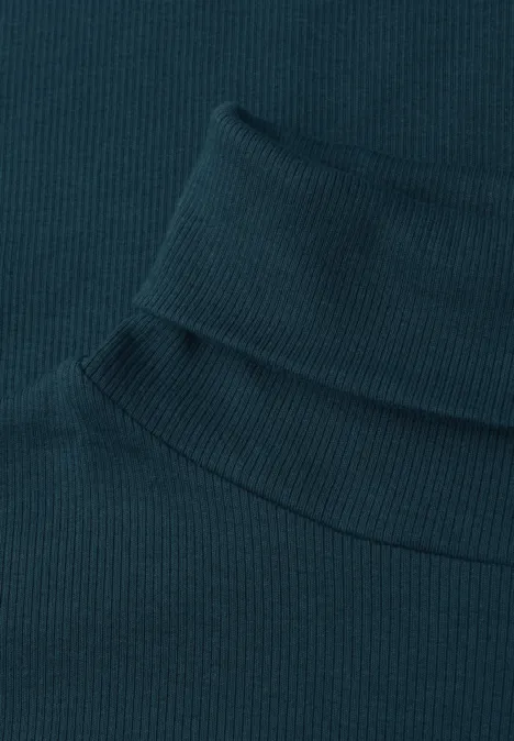 Basic Rollkragenshirt tide blue Basic Rollkragenshirt tide blue