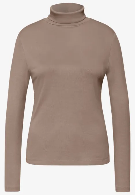 Basic Rollkragenshirt light terra mocha Basic Rollkragenshirt light terra mocha