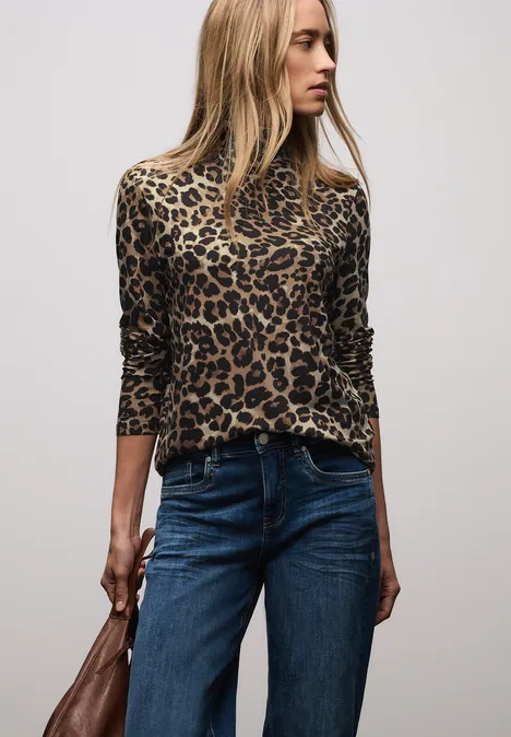 Leo Rollkragenshirt mocha glow