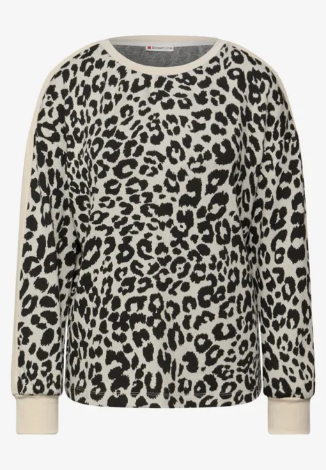 Chemise jacquard soft beige